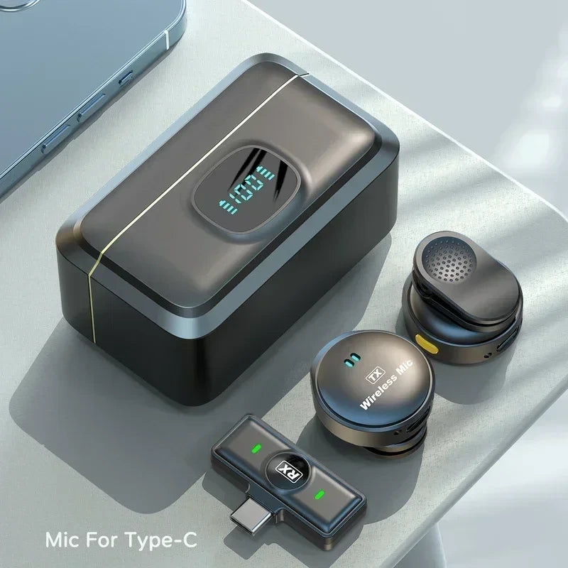 2-in-1 Wireless Lavalier Microphone