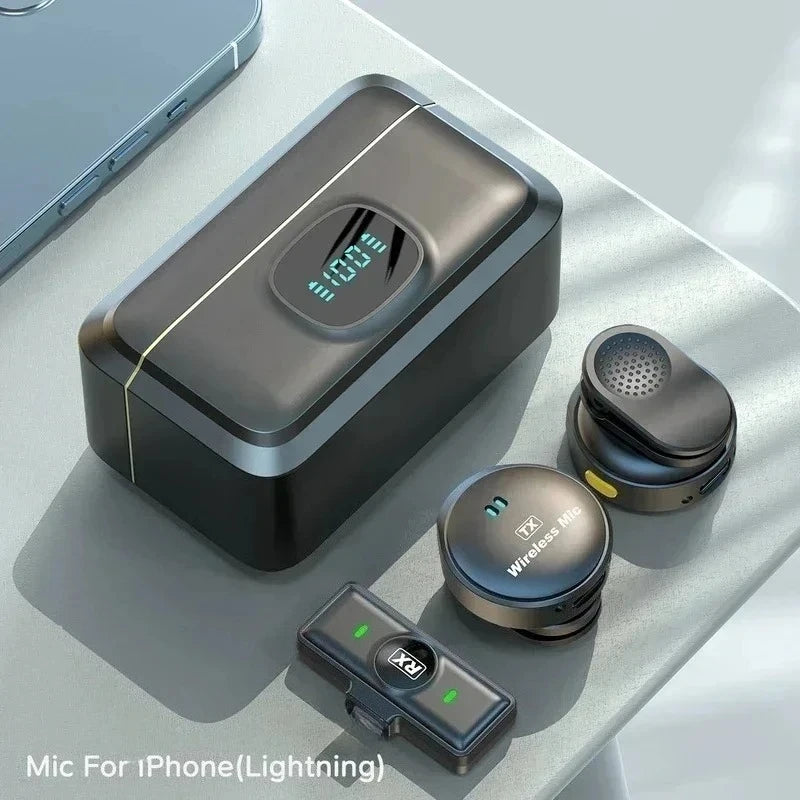 2-in-1 Wireless Lavalier Microphone