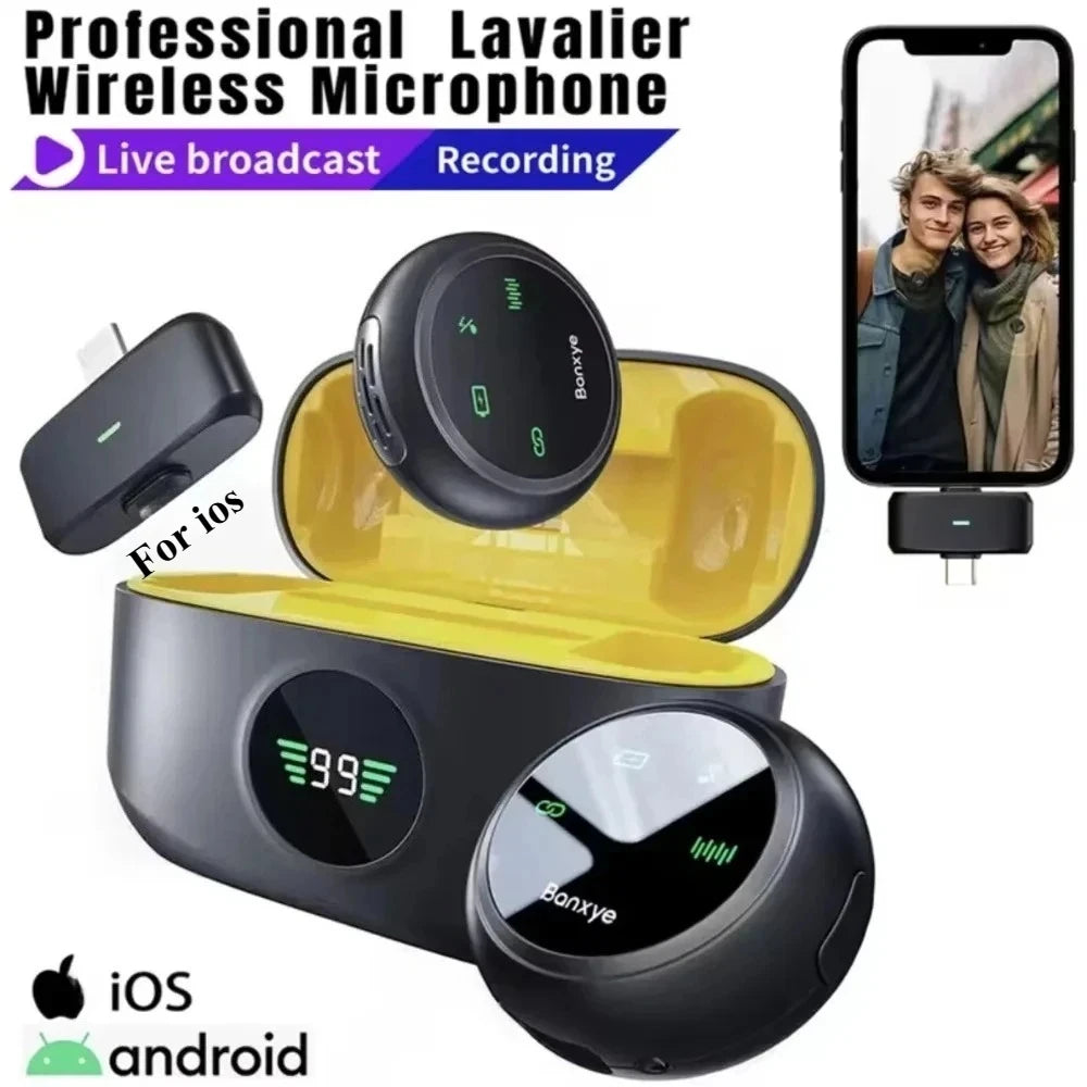 2-in-1 Wireless Lavalier Microphone