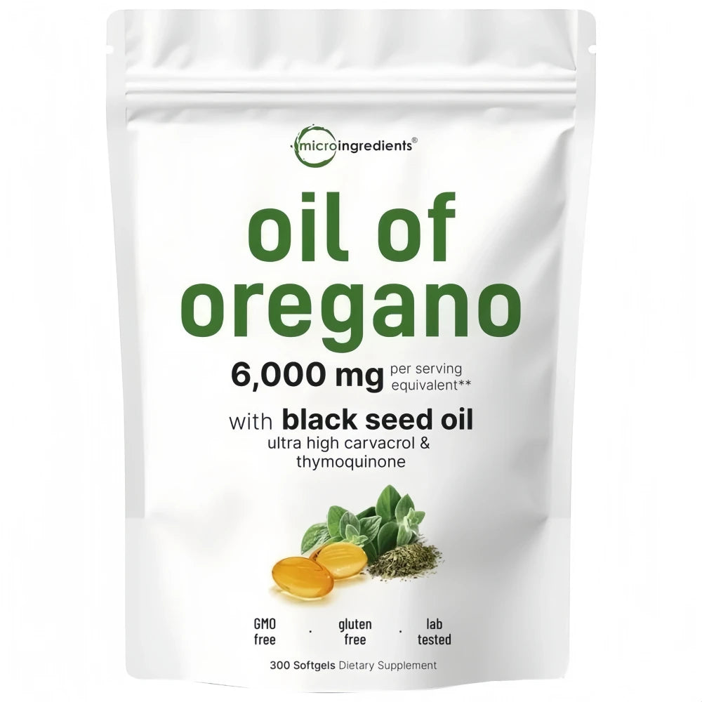 Black Seed Oil Oregano Softgels