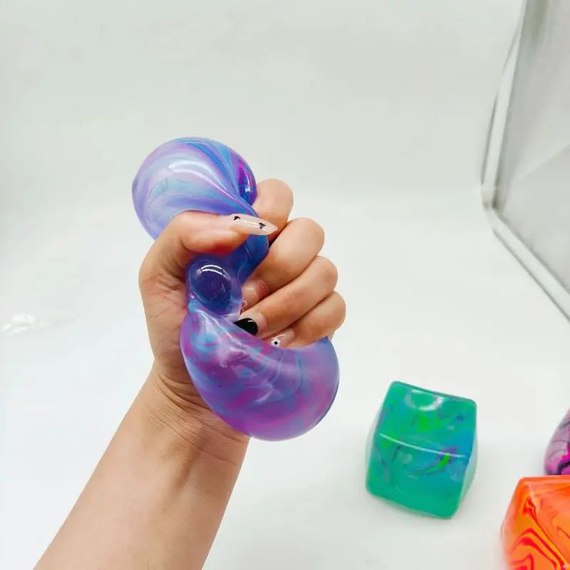 52TOYS doh Snowflake Ice Cube Malt Sugar Squishy Blind Box Stress Relief Slow Rebound Anti-Anxiety sensory toy